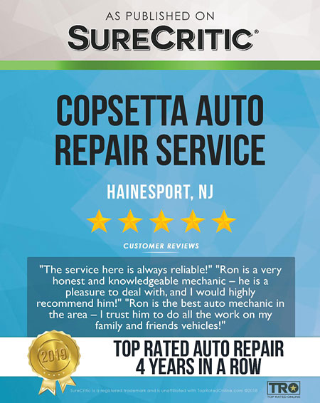 Copsetta Auto Service in Hainesport NJ - SureCritic Reviews